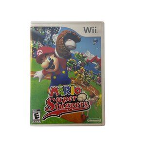 Mario Super Sluggers Nintendo Wii Game Complete W/ Case & Manual